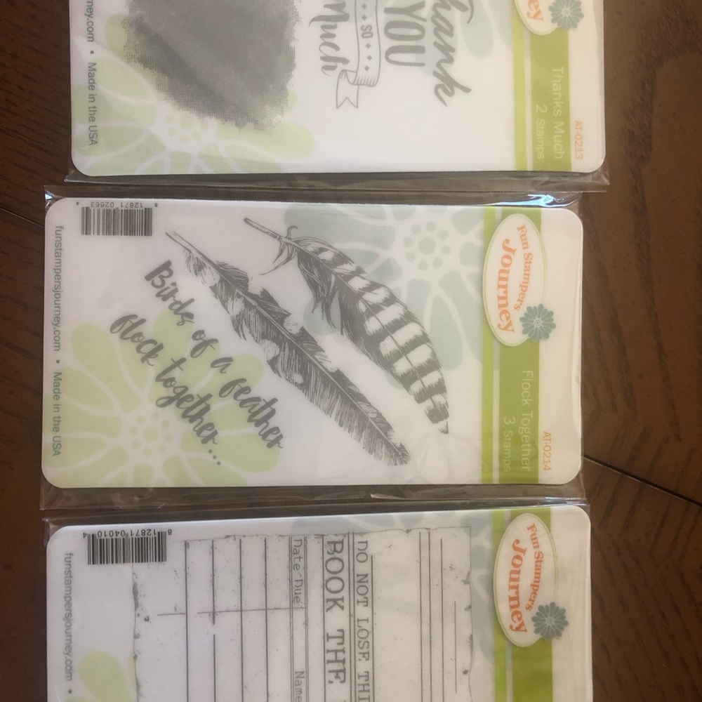 3 stamp sets as one bundle